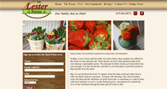 Desktop Screenshot of lesterfarmstn.com